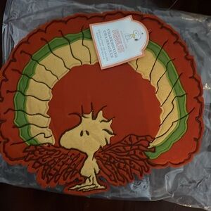 Pottery Barn Kids PBK Peanuts Woodstock Thanksgiving Chairback